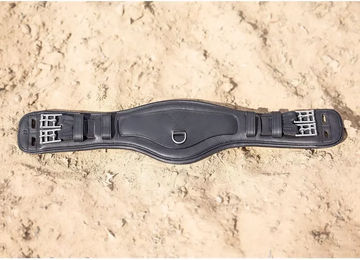 Produktbild von Edix Saddles Sattelgurt DR aus Leder in Schwarz