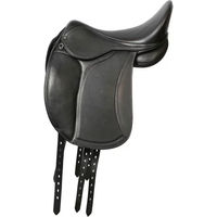 Produktbild von Edix Saddles Trinity Dressursattel aus Leder in Schwarz Größe L
