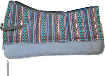 Produktbild von Edix Saddles Western Satteldecke für Pferde in Blau oder Bunt Größe L