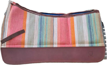 Produktbild von Edix Saddles Western Satteldecke für Pferde in Rosa Bunt Größe S