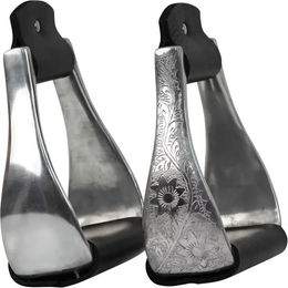 Edix Saddles Western Steigbügel Schwarz Silber – Bild 1 von 1