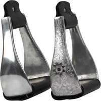Produktbild von Edix Saddles Western Steigbügel Schwarz Silber
