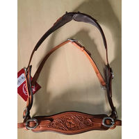 Produktbild von Edix Saddles Zaumzeug ED4-Rose aus Leder für Ponys in Rosa und Braun
