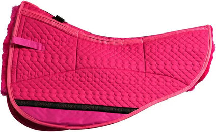 Produktbild von Edix Satteldecke für Pferde aus Wolle in Rot oder Rosa Größe M/L