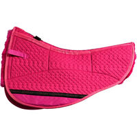 Produktbild von Edix Satteldecke für Pferde aus Wolle in Rot oder Rosa Größe M/L