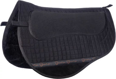 Produktbild von Edix Tequiro Westernmatte aus Filz mit 2 Taschen in Schwarz Größe M