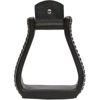 Produktbild von Edix Westernsteigbügel aus Leder in Schwarz