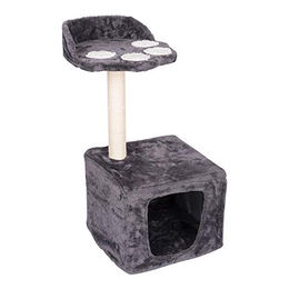 EDP Katzenkratzbaum 3-in-1 mit Sisal, Versteckmöglichkeit und Plateau, 68x30x30cm – Bild 1 von 1