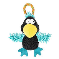 Produktbild von Edupet Dog Love Hundespielzeug Vogel Design aus Plüsch mit Tau und Quietschfunktion