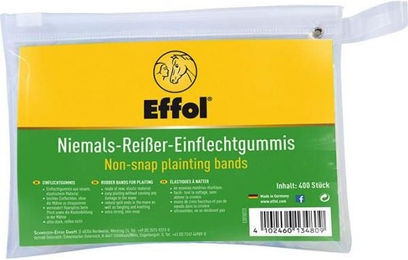 Produktbild von Effol Niemals-Reißer Einflechtgummis für die Mähnen- und Schweifpflege in Schwarz