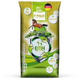 Eggersmann EMH F-Müsli Kraftfutter für Pferde zur Unterstützung von Verdauung und Stoffwechsel - 25 kg – Bild 1 von 6