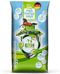 Eggersmann EMH High Energy Müsli Pferdefutter für Sport- und Leistungspferde zur Unterstützung von Muskelaufbau und Verdauung 20 kg - 20 kg – Bild 1 von 8