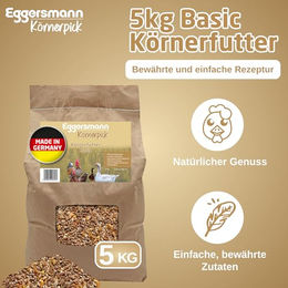 Eggersmann Körnerpick Basic Hühnerfutter Geflügelfutter für Hühner Enten und Puten 5 kg - 5 kg – Bild 1 von 4