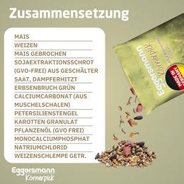 Eggersmann Körnerpick Hühnerfutter Körnermix mit Oregano 25 kg für Hühner Gänse und Enten - 25 kg – Bild 1 von 3