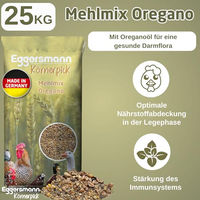 Produktbild von Eggersmann Körnerpick Mehlmix Oregano Hühnerfutter für Hühner Enten und Puten 25 kg - 25 kg