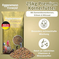Produktbild von Eggersmann Körnerpick Premium Körnermischung Hühnerfutter für Hühner Gänse und Enten 25kg - 25 kg