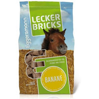 Produktbild von Eggersmann Lecker Bricks Banane Ergänzungsfutter für Hunde und Katzen