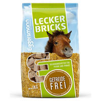 Produktbild von Eggersmann Lecker Bricks Getreidefreie Pferde-Leckerlis mit Apfel und Kräutern 1 kg - 1 kg