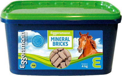 Eggersmann Mineral Bricks Mineralfutter für Pferde mit Vitaminen zur Unterstützung von Stoffwechsel und Immunsystem 4 kg - 4 kg – Bild 1 von 9