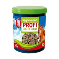 Produktbild von Eggersmann PROFI Haut-Kur Ergänzungsfutter für Pferde und Ponys mit Bierhefe und Kräutern 1 kg - 1 kg