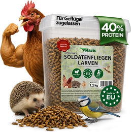 Eggersmann Soldatenfliegenlarven getrocknet 1,2 kg – Bild 1 von 1