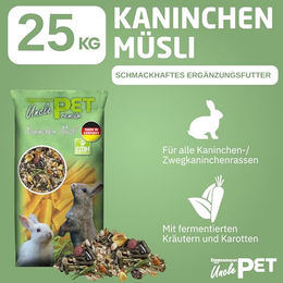 Eggersmann Uncle Pet Kaninchenfutter Premium Müsli mit Kräutern und Karotten 25 kg - 25 kg – Bild 1 von 4