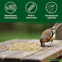 Produktbild von Eggersmann Volaris Gehackte Erdnüsse Vogelfutter für Wildvögel 2,5kg