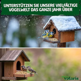 Eggersmann volaris Haferflocken 2,5 kg Vogelfutter für Wildvögel sowie Futter für Igel und Kaninchen – Bild 1 von 3
