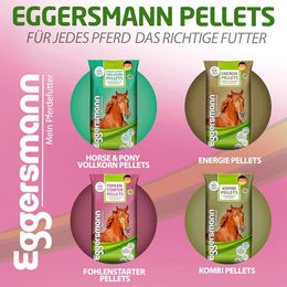 Eggersmann Zucht Pellets 25 kg Pferdefutter zur Unterstützung des Muskelaufbaus - 25 kg – Bild 1 von 3
