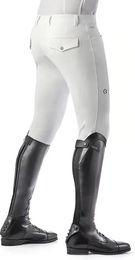 Ego 7 Jumping PT Turnierreithose Damen mit Kniegrip in Weiß – Bild 1 von 2