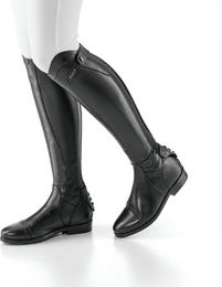 EGO7 Aries Reitstiefel aus Leder in Schwarz – Bild 1 von 3