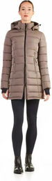 Produktbild von EGO7 Damen Daunenjacke mit abnehmbarer Kapuze für den Winter