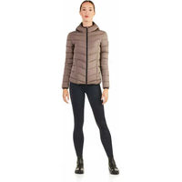 Produktbild von EGO7 Damen Daunenjacke mit Kapuze Braun Größe 42