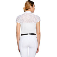 Produktbild von EGO7 Florentine MC Reitshirt Damen Weiß Polyamid Kurzarm