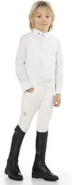 Produktbild von Ego7 Jumping EJ Breech Reithose für Kinder mit Mid Grip in Weiß