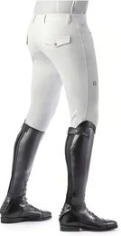EGO7 Jumping EJ Turnierreithose für Herren mit Knie Grip in Weiß – Bild 1 von 2