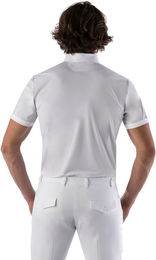 Produktbild von EGO7 MC Turniershirt kurzarm Herren Reitshirt Polyamid Schwarz Weiß