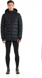 EGO7 Odina Daunenparka für Herren in Schwarz Größe L – Bild 1 von 2