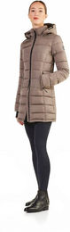 Produktbild von EGO7 Parka Era Padding Long Jacket Winterjacke Schwarz Beige Größe 44