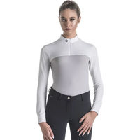 Produktbild von EGO7 Polo Turnier Reiten Langarm Reitshirt Ego 7 Lace Weiß Unisex Größe 40