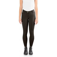 Produktbild von EGO7 Reithose Dressur Damen Mid Grip Schwarz Größe 34