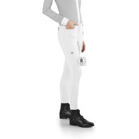 Produktbild von Ego7 Reithose Full Grip Damen Jumping Winter Fleece Weiß Größe 42