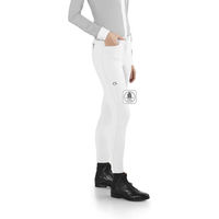 Produktbild von EGO7 Reithose Jumping Damen Full Grip Winter Jersey Weiß