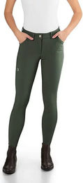 Produktbild von EGO7 Reithose Jumping PT Mid Grip für Damen in Grün Größe 42