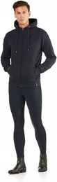 Produktbild von EGO7 Reitshirt mit Full Zip-Kapuze für Herren in Blau oder Schwarz Größe S
