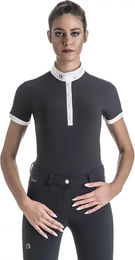 Produktbild von EGO7 Reitshirt Polo Damen Schwarz Größe 38
