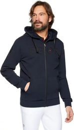 EGO7 Reitsweatshirt After-riding mit Full Zip-Kapuze für Herren in Blau Größe S – Bild 1 von 4