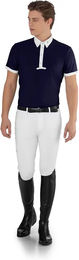 Produktbild von EGO7 Reitturnier-Shirt für Herren in Blau Größe 38