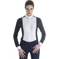 Produktbild von EGO7 Reitturnier-Shirt für Herren in Blau und Weiß Größe 42