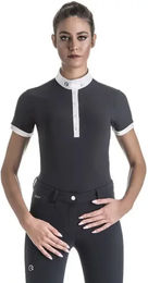 Produktbild von EGO7 Turnier-Poloshirt Reiten Damen Teresa aus Baumwolle